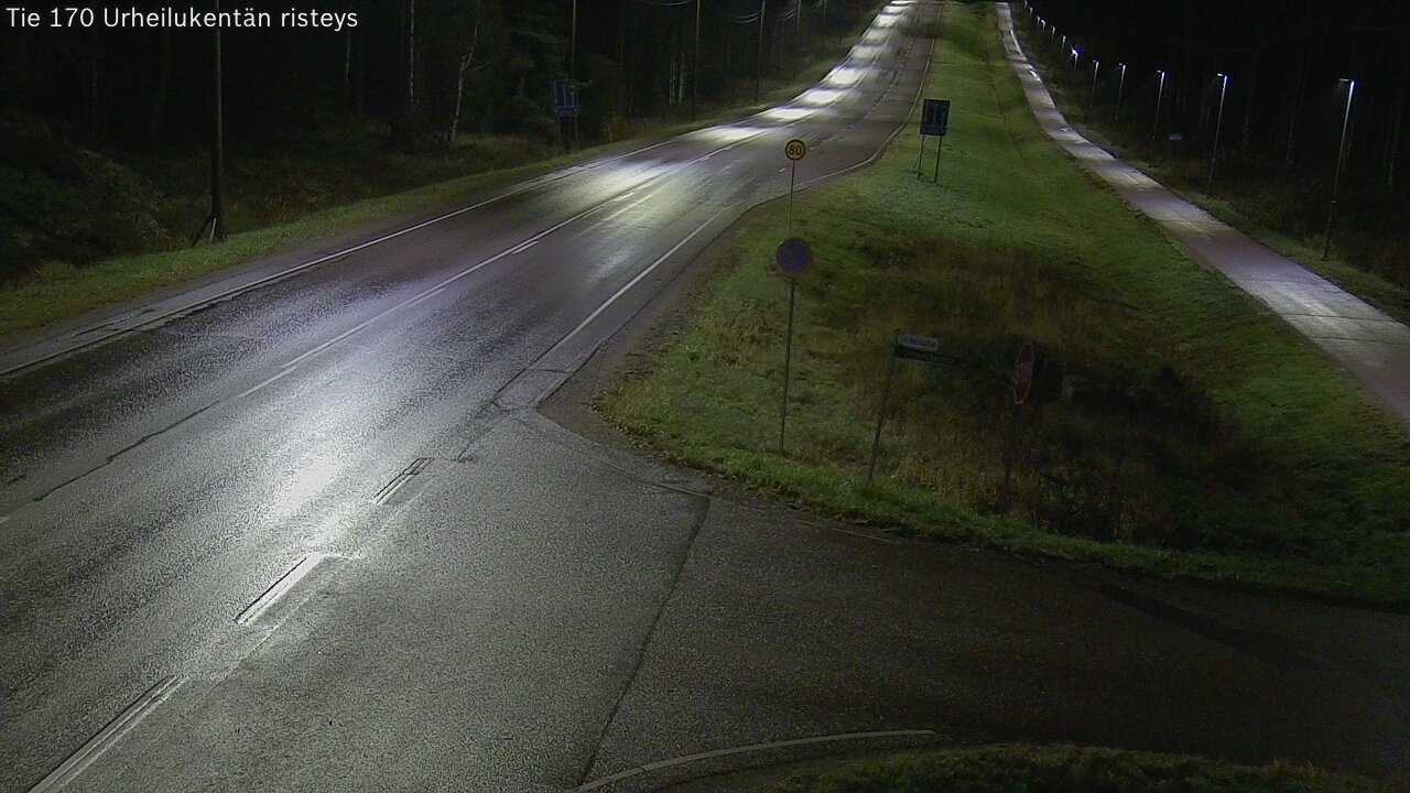 Kelikamerat Kuva Tie 170 Virolahti Urheilukentän risteys, Virolahti, Kymenlaakso