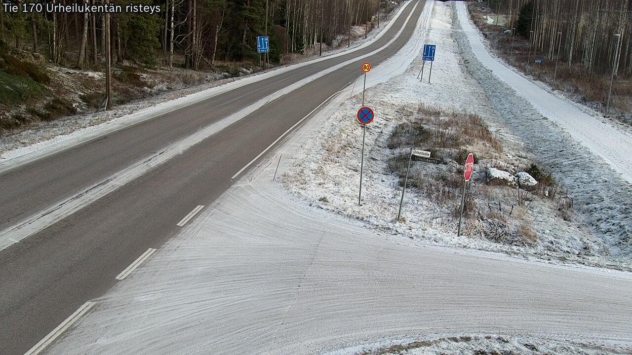 Kelikamerat Kuva Tie 170 Virolahti Urheilukentän risteys, Virolahti, Kymenlaakso