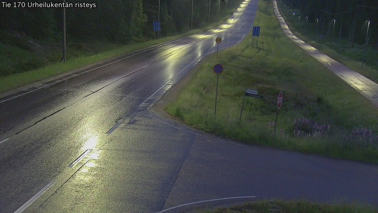 Kelikamerat Kuva Tie 170 Virolahti Urheilukentän risteys, Virolahti, Kymenlaakso