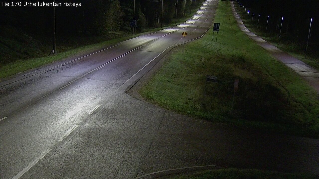 Kelikamerat Kuva Tie 170 Virolahti Urheilukentän risteys, Virolahti, Kymenlaakso