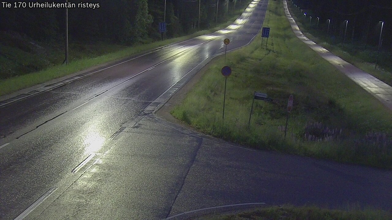 Kelikamerat Kuva Tie 170 Virolahti Urheilukentän risteys, Virolahti, Kymenlaakso