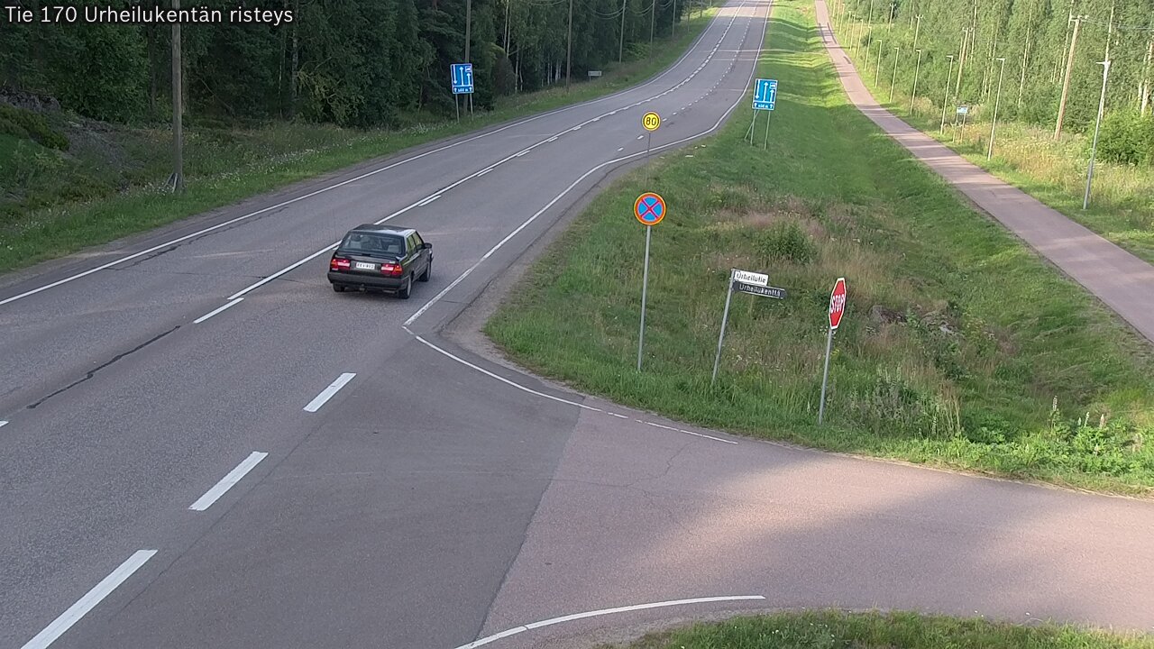 Kelikamerat Kuva Tie 170 Virolahti Urheilukentän risteys, Virolahti, Kymenlaakso