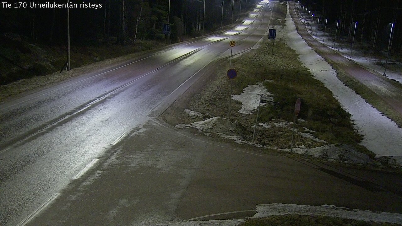 Kelikamerat Kuva Tie 170 Virolahti Urheilukentän risteys, Virolahti, Kymenlaakso