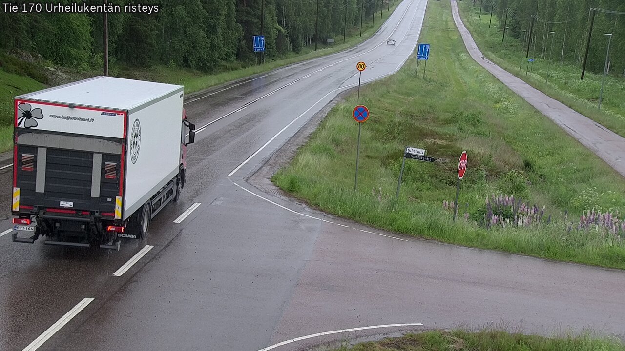 Kelikamerat Kuva Tie 170 Virolahti Urheilukentän risteys, Virolahti, Kymenlaakso