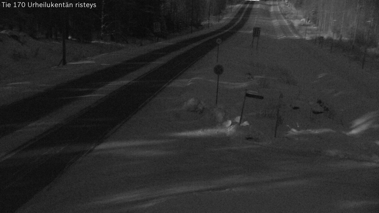 Kelikamerat Kuva Tie 170 Virolahti Urheilukentän risteys, Virolahti, Kymenlaakso