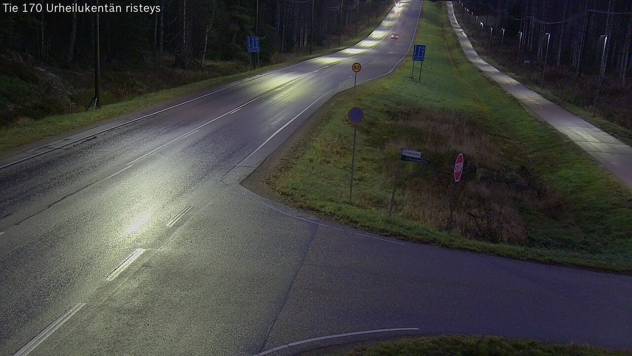 Kelikamerat Kuva Tie 170 Virolahti Urheilukentän risteys, Virolahti, Kymenlaakso