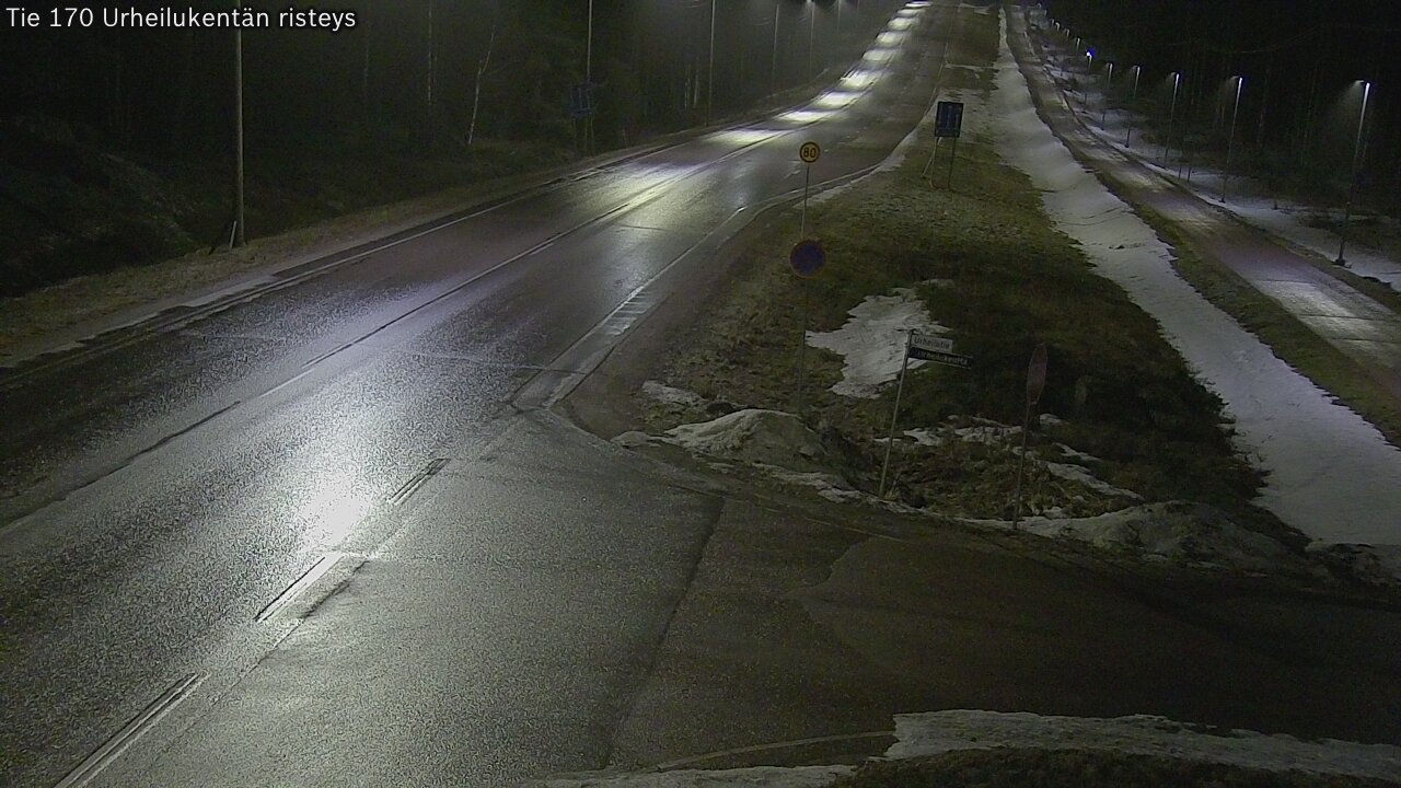 Kelikamerat Kuva Tie 170 Virolahti Urheilukentän risteys, Virolahti, Kymenlaakso
