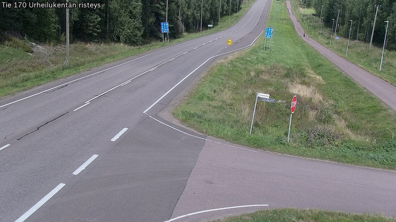 Kelikamerat Kuva Tie 170 Virolahti Urheilukentän risteys, Virolahti, Kymenlaakso