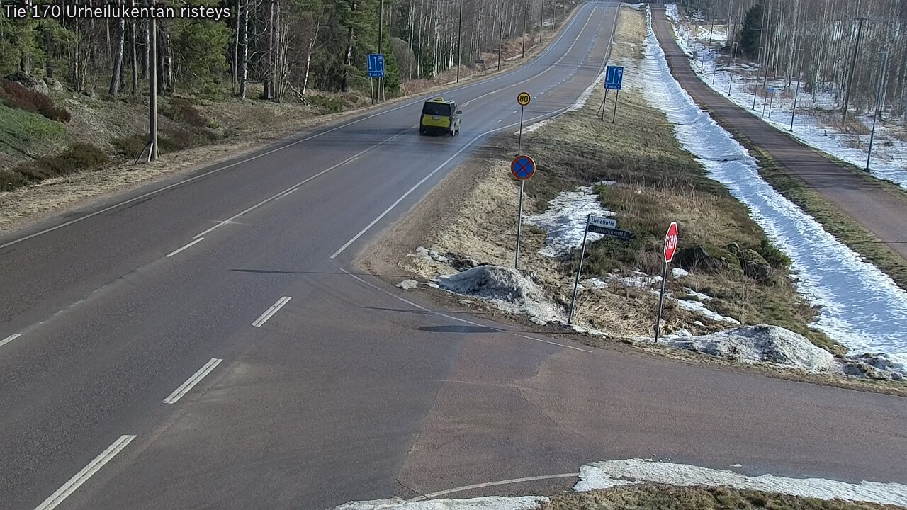 Kelikamerat Kuva Tie 170 Virolahti Urheilukentän risteys, Virolahti, Kymenlaakso