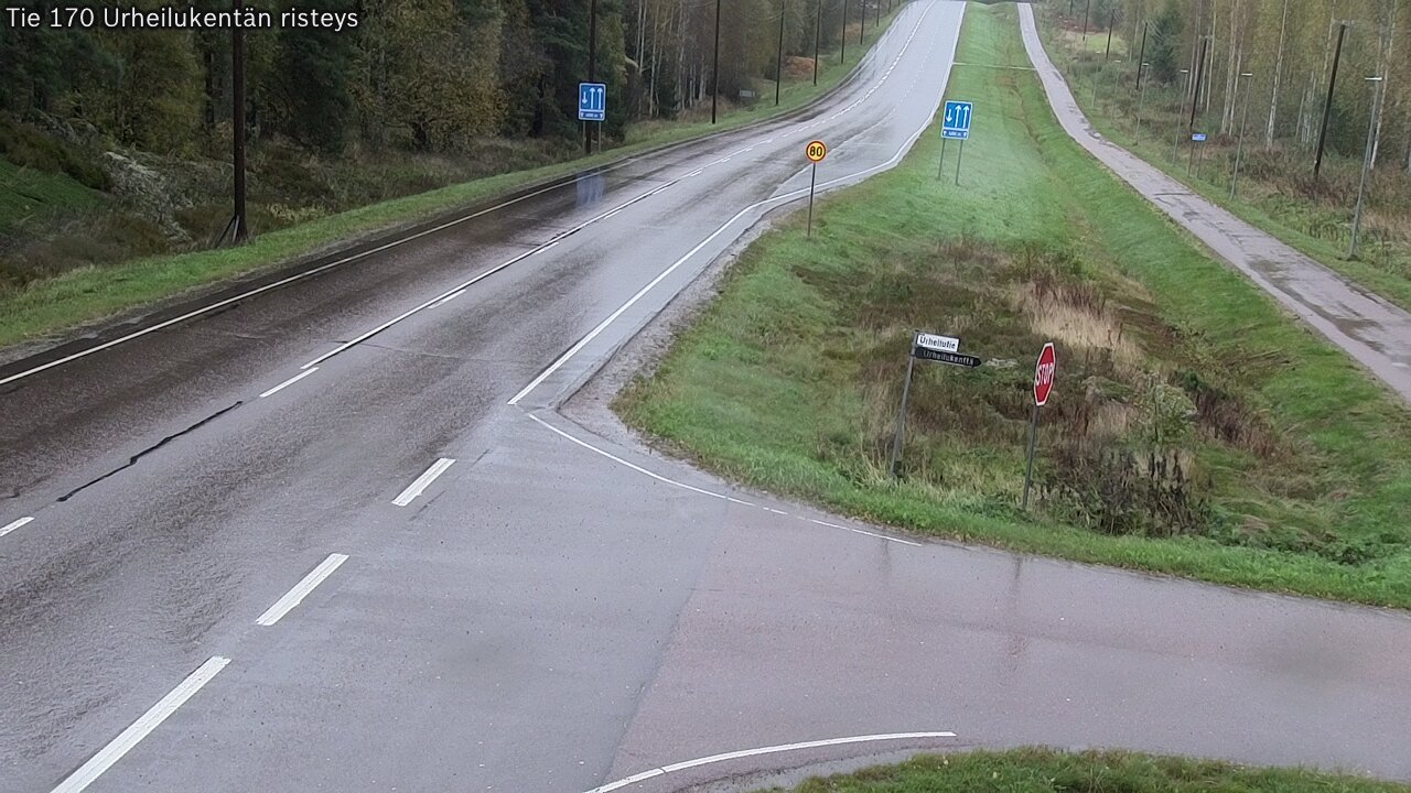 Kelikamerat Kuva Tie 170 Virolahti Urheilukentän risteys, Virolahti, Kymenlaakso
