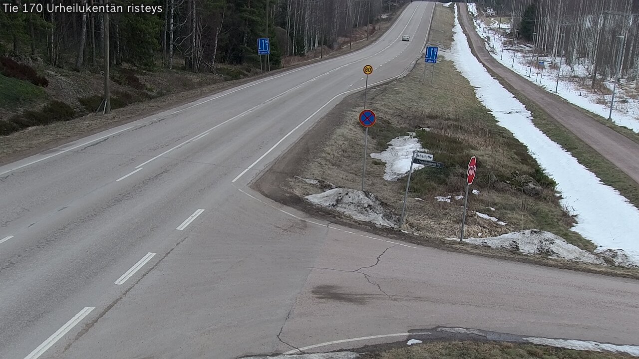 Weather Camera Image Road 170 Virolahti Sports field crossing, Virolahti, Kymenlaakso