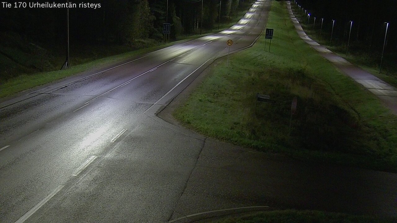 Kelikamerat Kuva Tie 170 Virolahti Urheilukentän risteys, Virolahti, Kymenlaakso