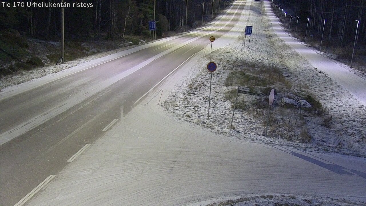 Kelikamerat Kuva Tie 170 Virolahti Urheilukentän risteys, Virolahti, Kymenlaakso