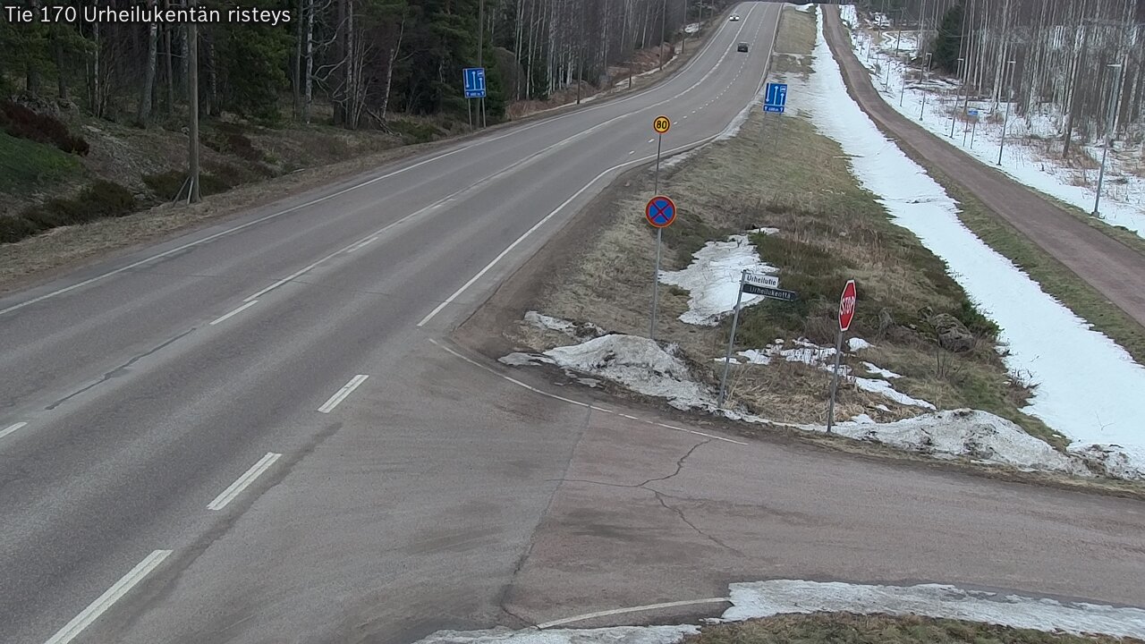 Kelikamerat Kuva Tie 170 Virolahti Urheilukentän risteys, Virolahti, Kymenlaakso