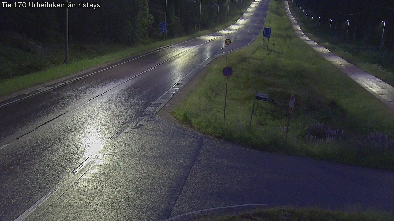 Kelikamerat Kuva Tie 170 Virolahti Urheilukentän risteys, Virolahti, Kymenlaakso