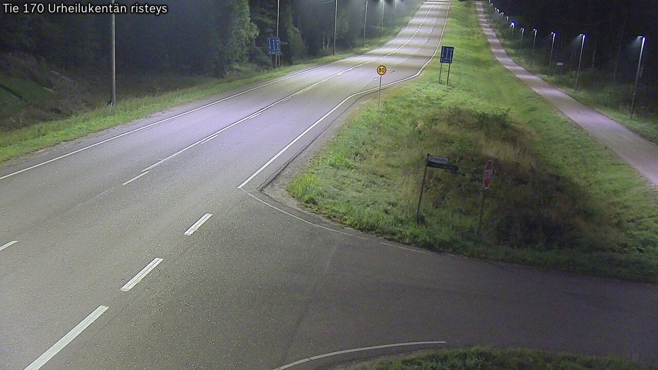 Kelikamerat Kuva Tie 170 Virolahti Urheilukentän risteys, Virolahti, Kymenlaakso