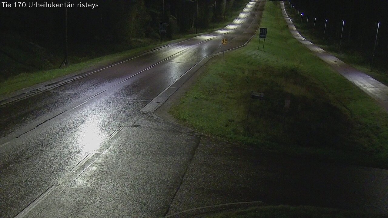 Kelikamerat Kuva Tie 170 Virolahti Urheilukentän risteys, Virolahti, Kymenlaakso