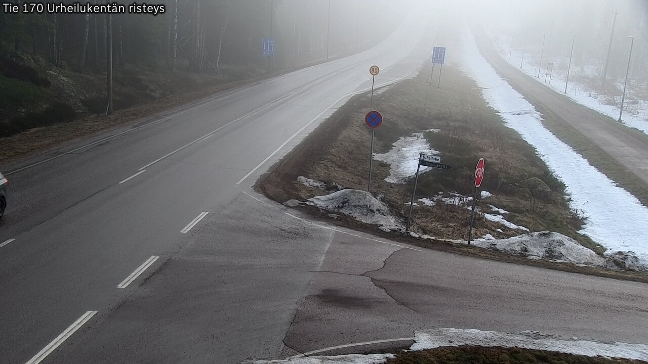 Kelikamerat Kuva Tie 170 Virolahti Urheilukentän risteys, Virolahti, Kymenlaakso