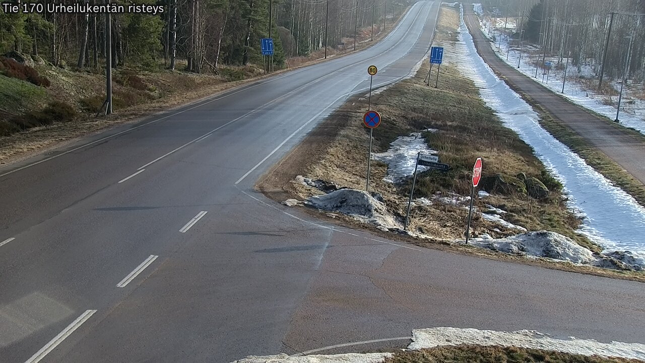 Kelikamerat Kuva Tie 170 Virolahti Urheilukentän risteys, Virolahti, Kymenlaakso