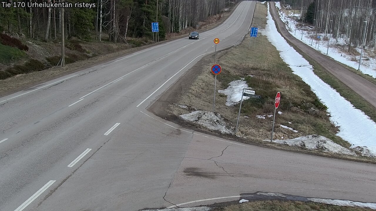 Kelikamerat Kuva Tie 170 Virolahti Urheilukentän risteys, Virolahti, Kymenlaakso