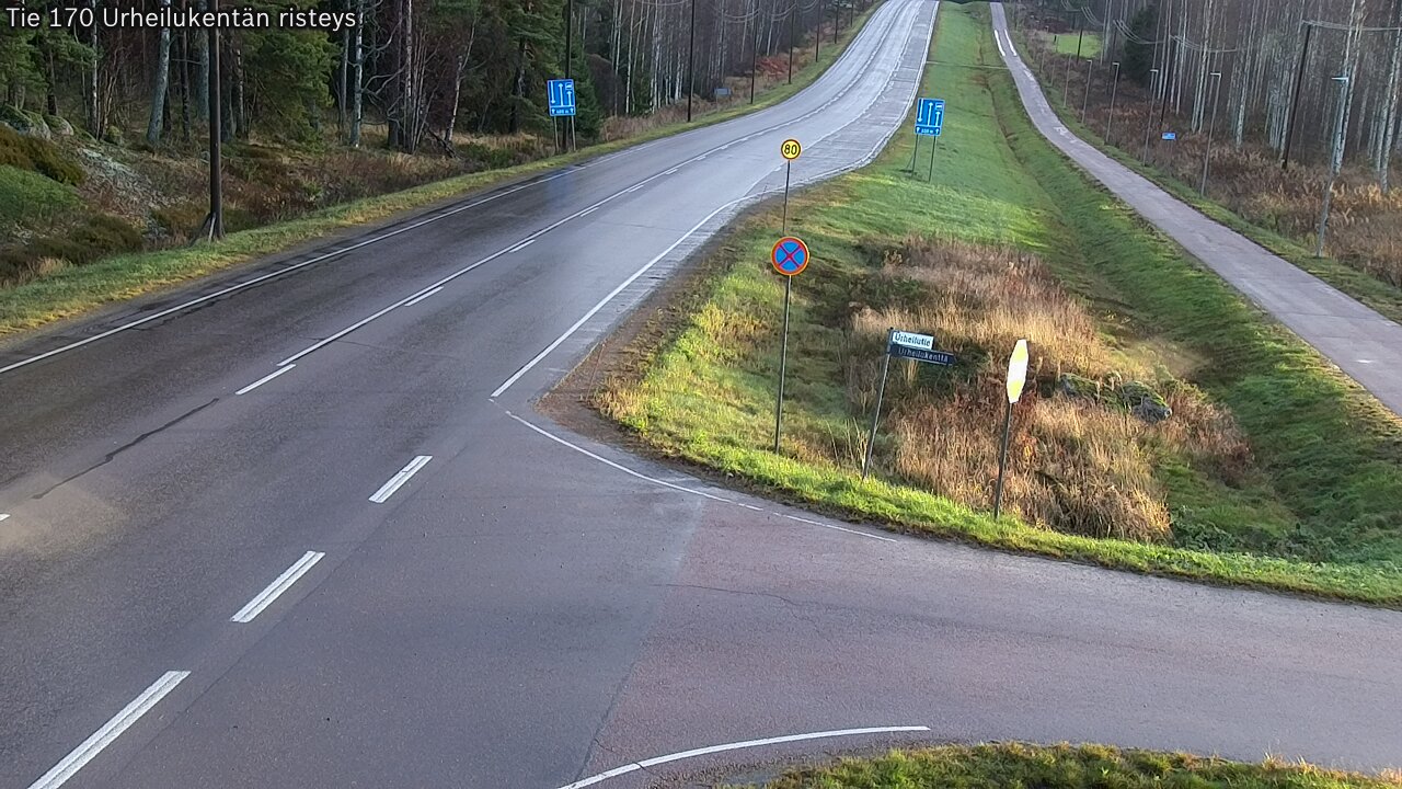 Kelikamerat Kuva Tie 170 Virolahti Urheilukentän risteys, Virolahti, Kymenlaakso