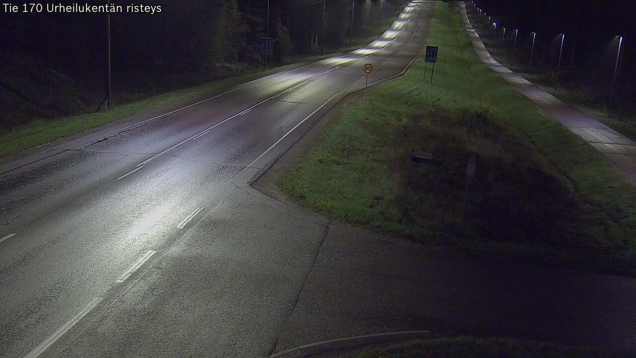 Kelikamerat Kuva Tie 170 Virolahti Urheilukentän risteys, Virolahti, Kymenlaakso