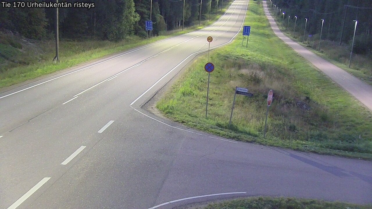 Kelikamerat Kuva Tie 170 Virolahti Urheilukentän risteys, Virolahti, Kymenlaakso