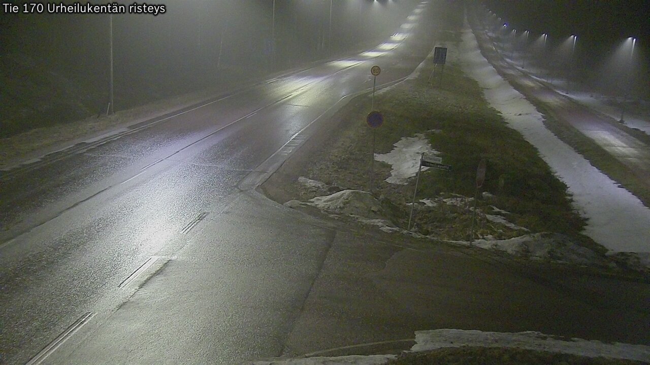 Kelikamerat Kuva Tie 170 Virolahti Urheilukentän risteys, Virolahti, Kymenlaakso