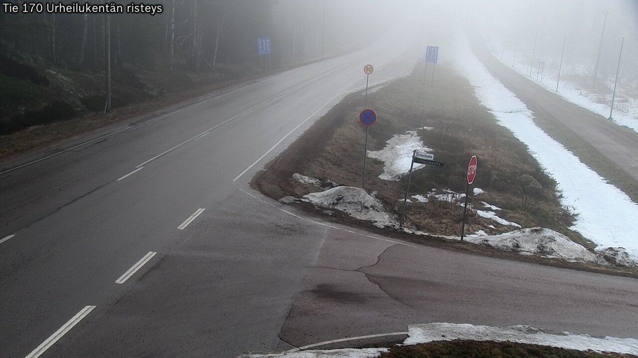 Kelikamerat Kuva Tie 170 Virolahti Urheilukentän risteys, Virolahti, Kymenlaakso