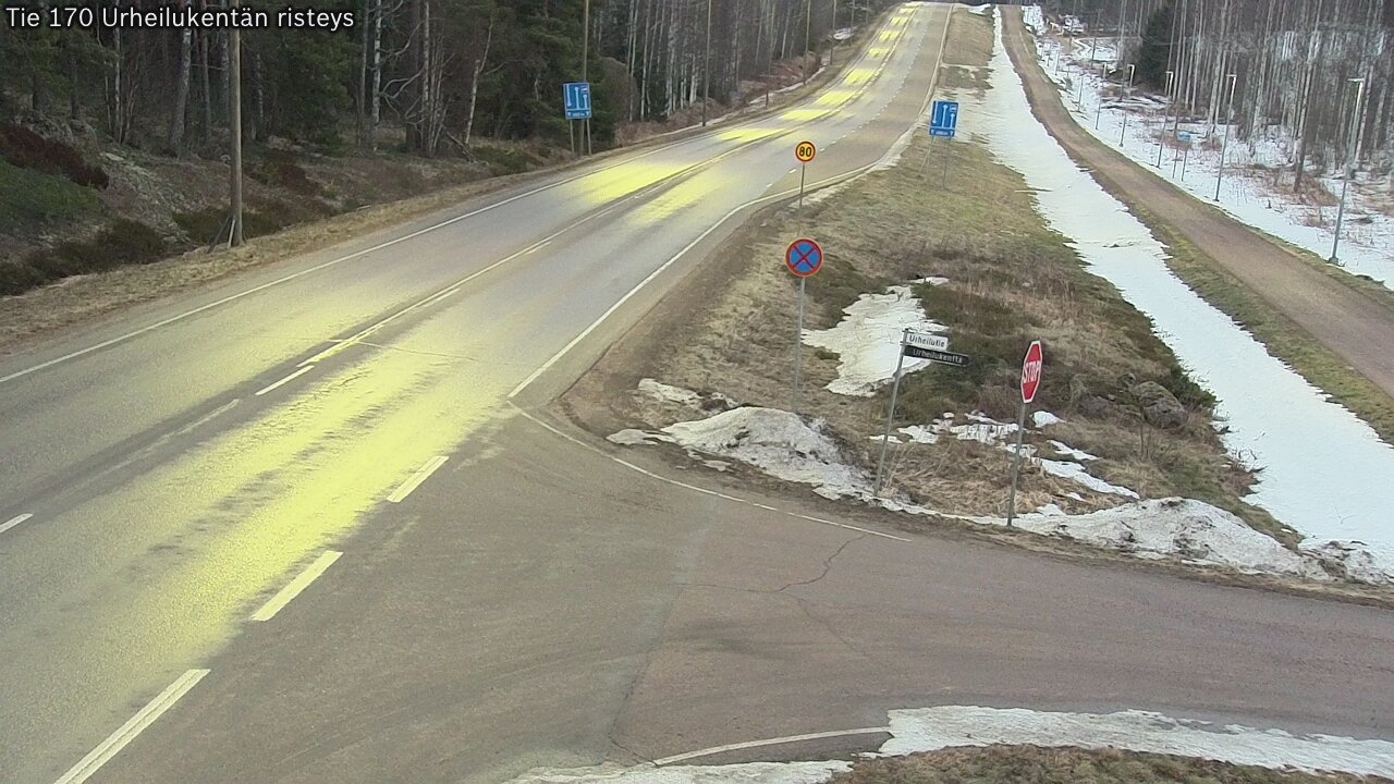 Kelikamerat Kuva Tie 170 Virolahti Urheilukentän risteys, Virolahti, Kymenlaakso