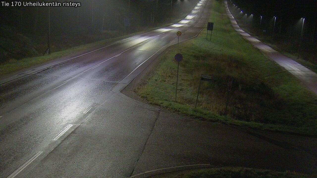 Kelikamerat Kuva Tie 170 Virolahti Urheilukentän risteys, Virolahti, Kymenlaakso