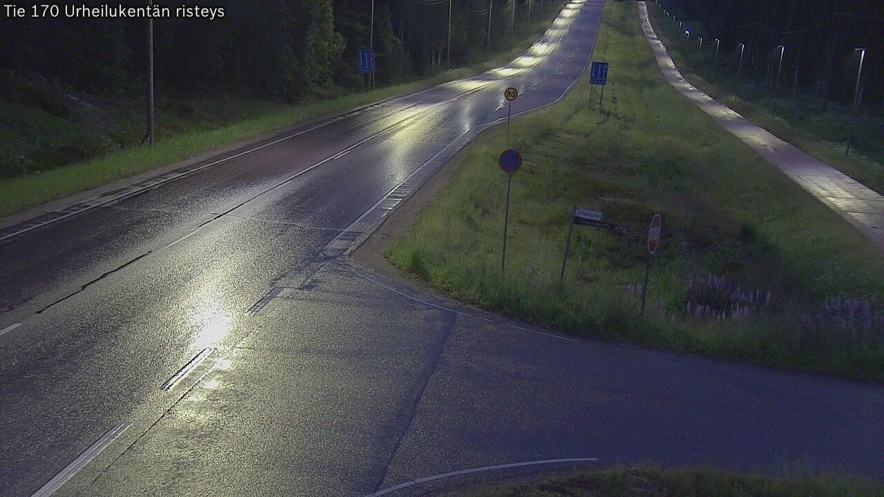 Kelikamerat Kuva Tie 170 Virolahti Urheilukentän risteys, Virolahti, Kymenlaakso