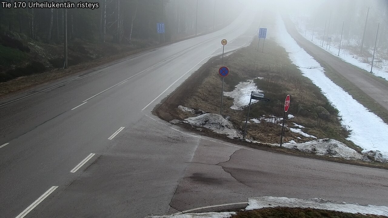 Kelikamerat Kuva Tie 170 Virolahti Urheilukentän risteys, Virolahti, Kymenlaakso
