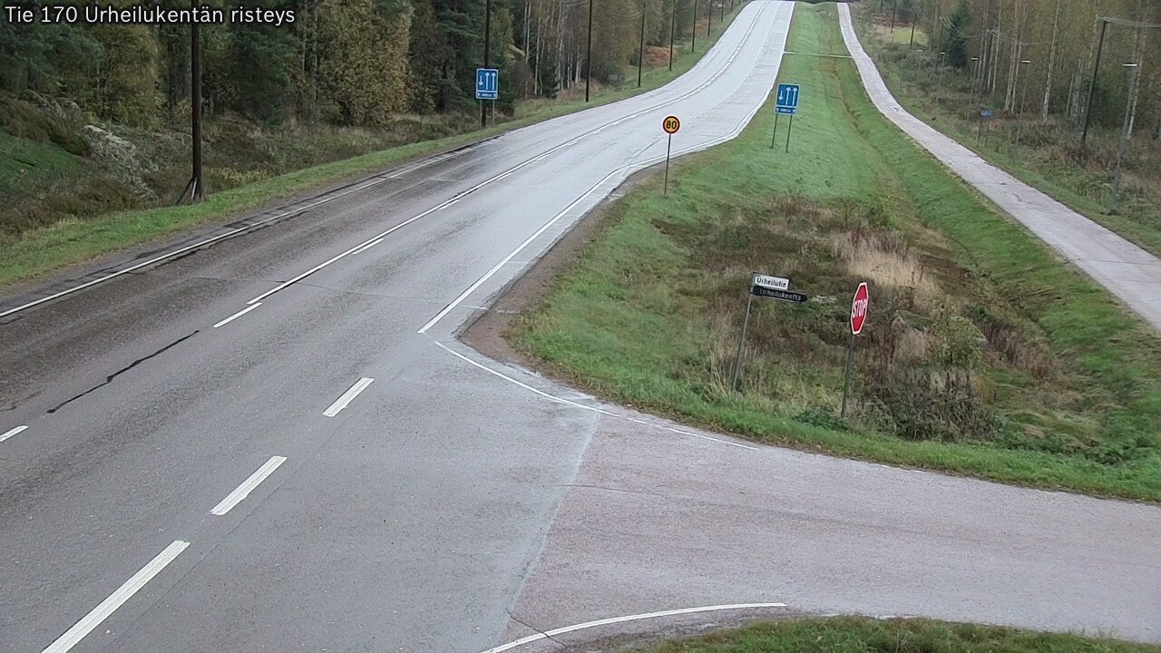 Kelikamerat Kuva Tie 170 Virolahti Urheilukentän risteys, Virolahti, Kymenlaakso