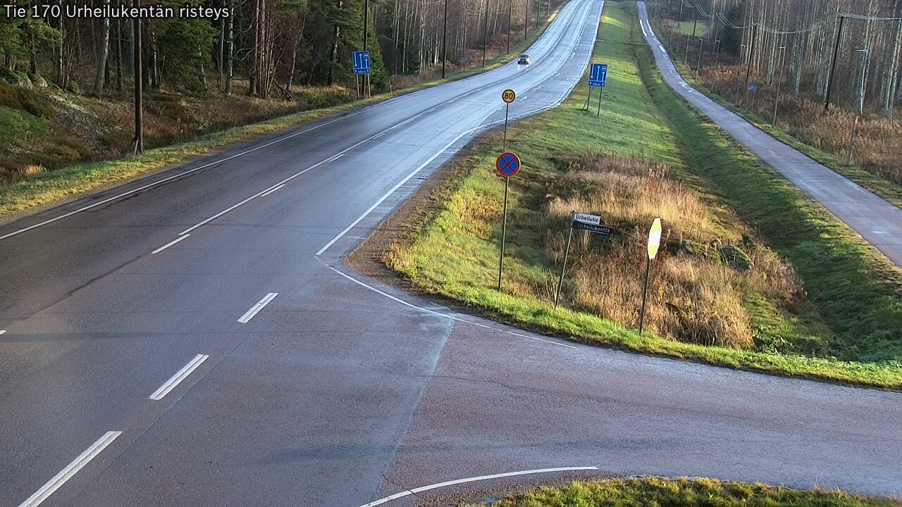 Kelikamerat Kuva Tie 170 Virolahti Urheilukentän risteys, Virolahti, Kymenlaakso