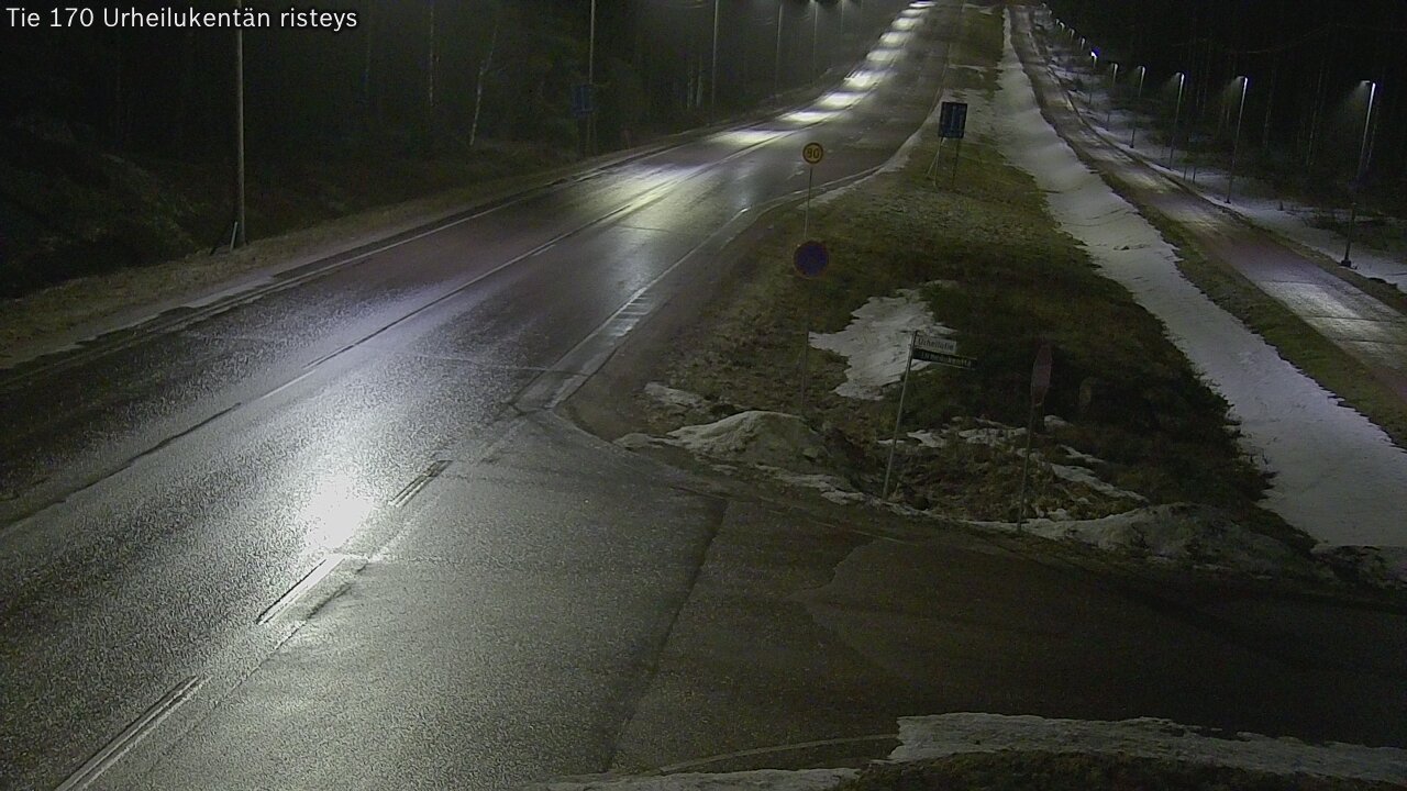 Kelikamerat Kuva Tie 170 Virolahti Urheilukentän risteys, Virolahti, Kymenlaakso