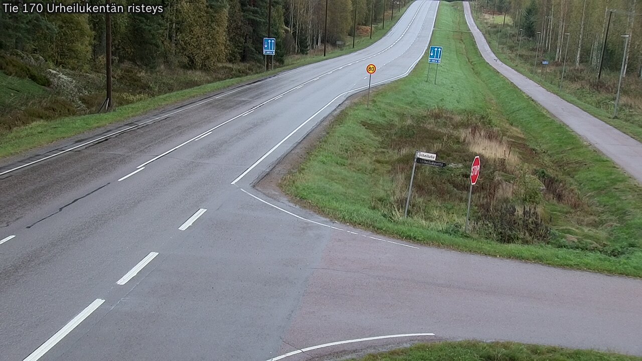 Kelikamerat Kuva Tie 170 Virolahti Urheilukentän risteys, Virolahti, Kymenlaakso