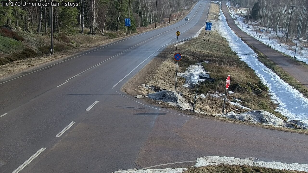 Kelikamerat Kuva Tie 170 Virolahti Urheilukentän risteys, Virolahti, Kymenlaakso