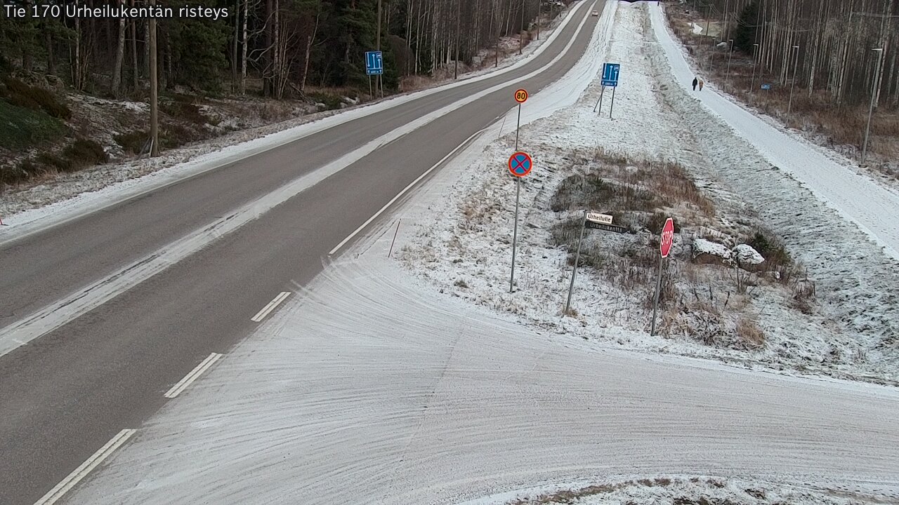 Kelikamerat Kuva Tie 170 Virolahti Urheilukentän risteys, Virolahti, Kymenlaakso