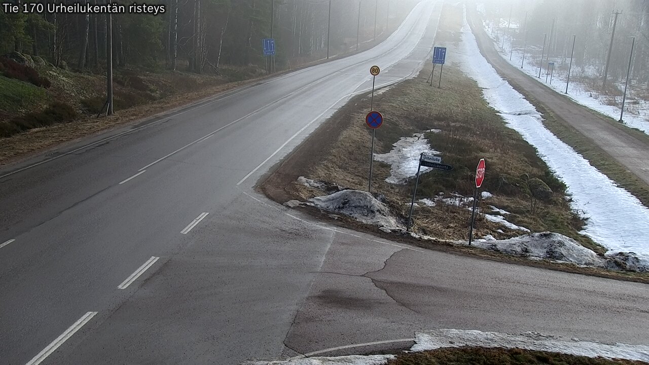 Kelikamerat Kuva Tie 170 Virolahti Urheilukentän risteys, Virolahti, Kymenlaakso