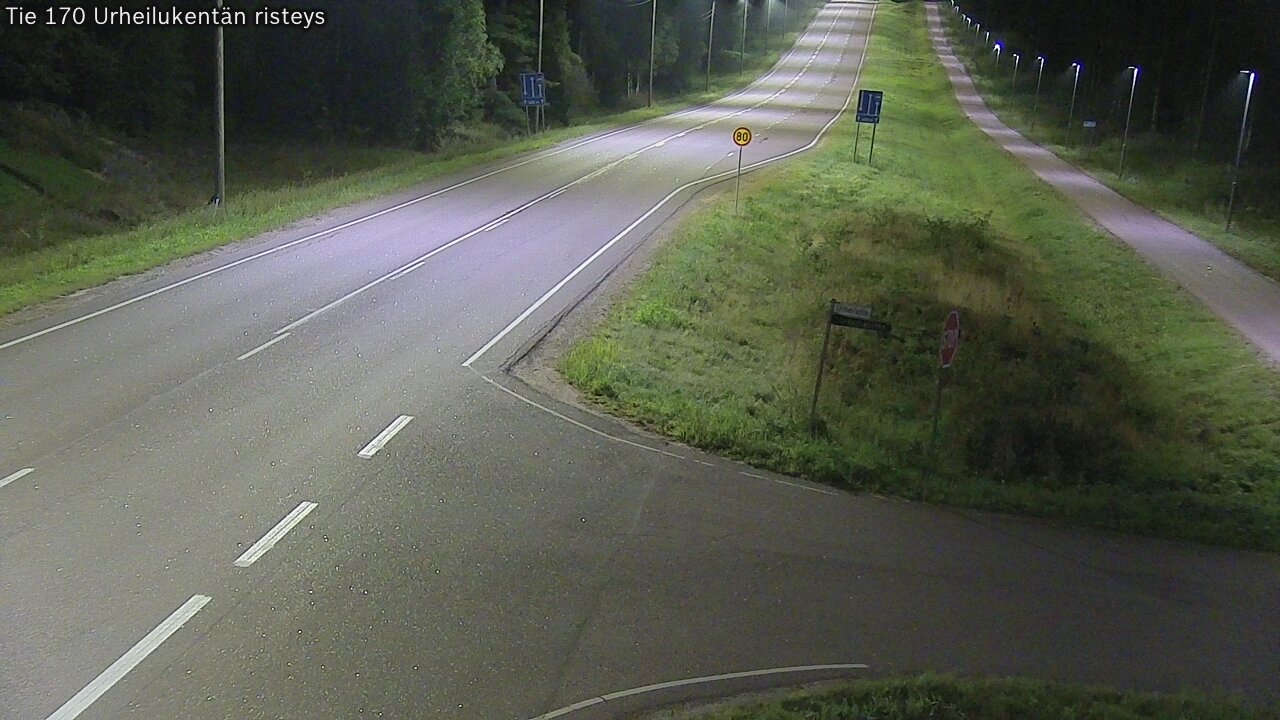 Kelikamerat Kuva Tie 170 Virolahti Urheilukentän risteys, Virolahti, Kymenlaakso