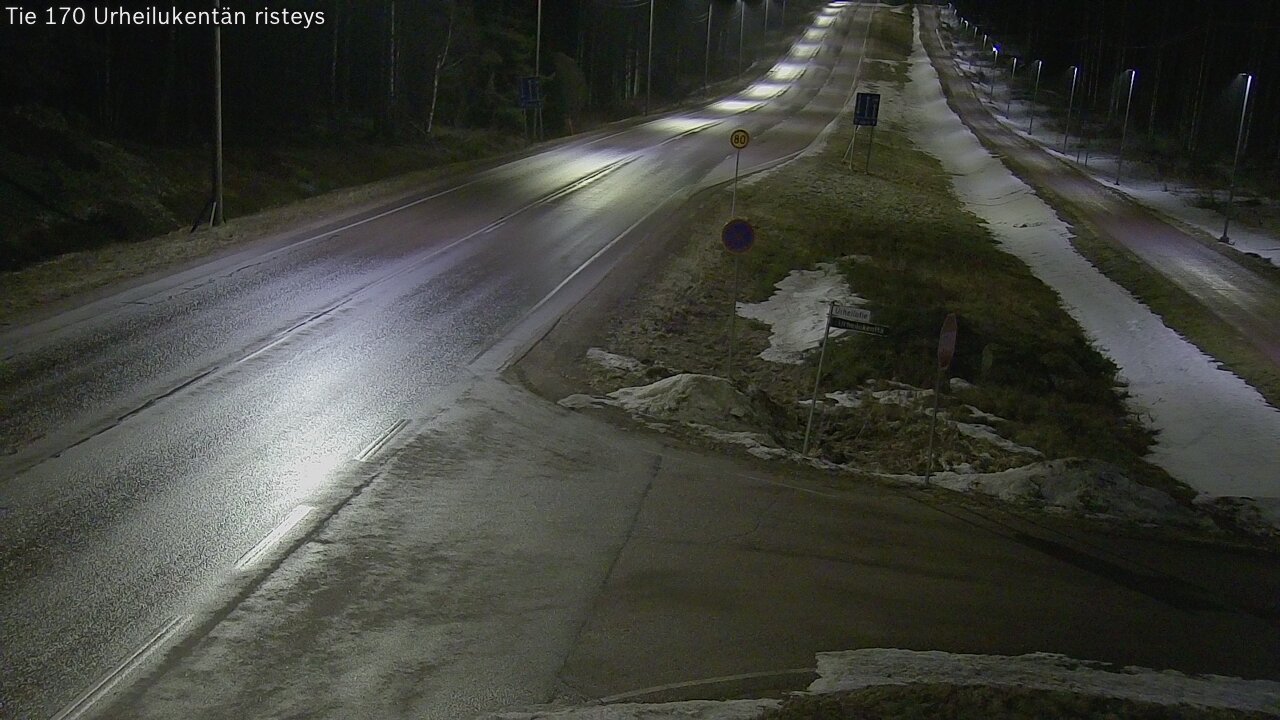 Kelikamerat Kuva Tie 170 Virolahti Urheilukentän risteys, Virolahti, Kymenlaakso