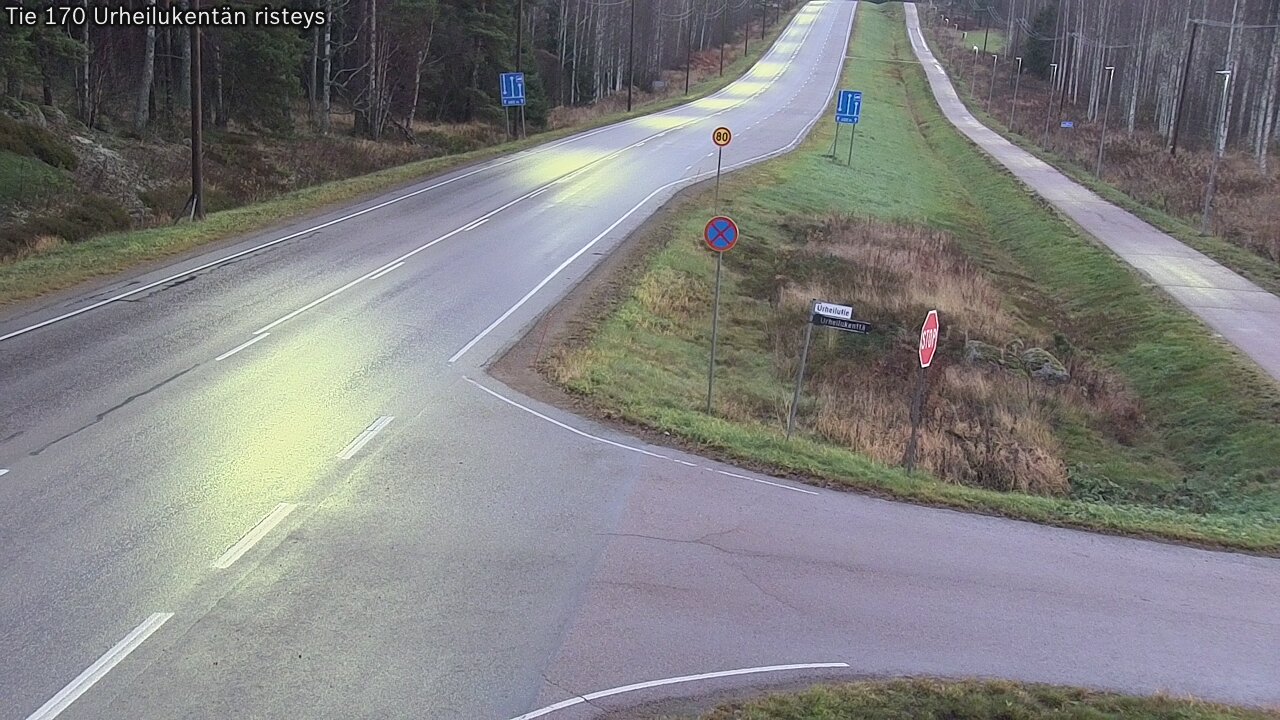 Kelikamerat Kuva Tie 170 Virolahti Urheilukentän risteys, Virolahti, Kymenlaakso