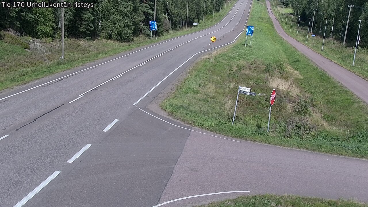 Kelikamerat Kuva Tie 170 Virolahti Urheilukentän risteys, Virolahti, Kymenlaakso