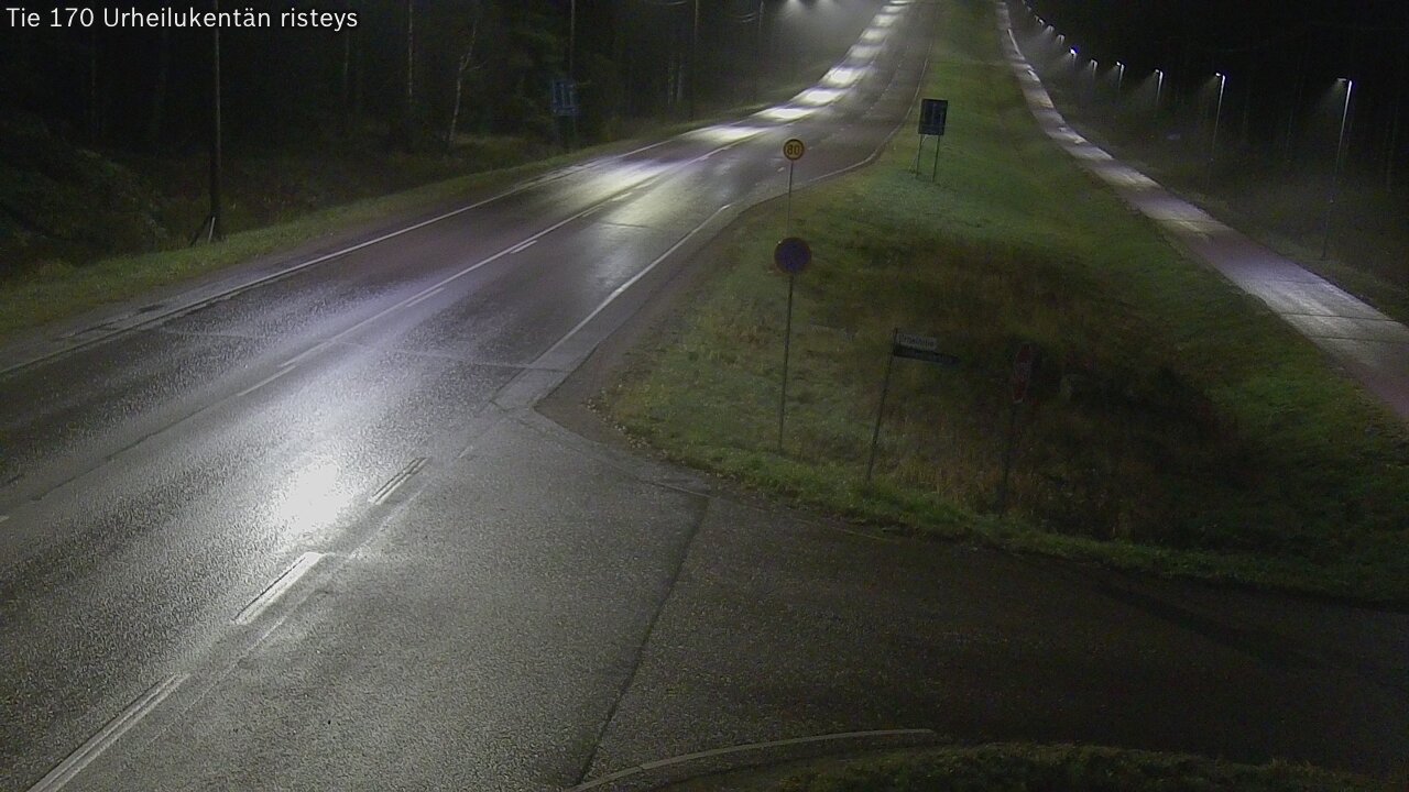 Kelikamerat Kuva Tie 170 Virolahti Urheilukentän risteys, Virolahti, Kymenlaakso