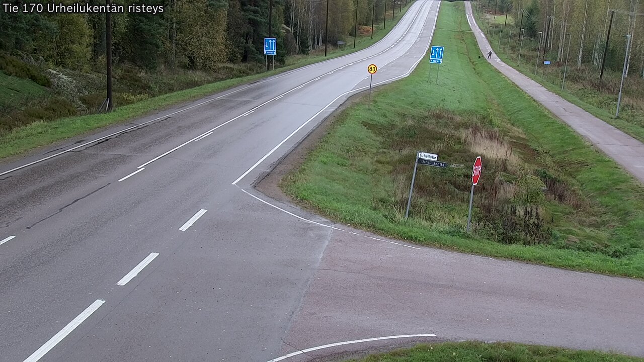 Kelikamerat Kuva Tie 170 Virolahti Urheilukentän risteys, Virolahti, Kymenlaakso
