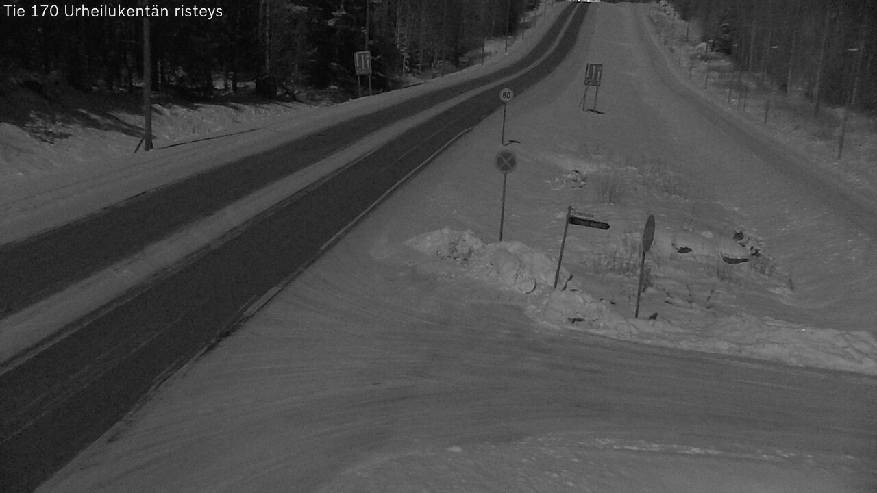 Kelikamerat Kuva Tie 170 Virolahti Urheilukentän risteys, Virolahti, Kymenlaakso