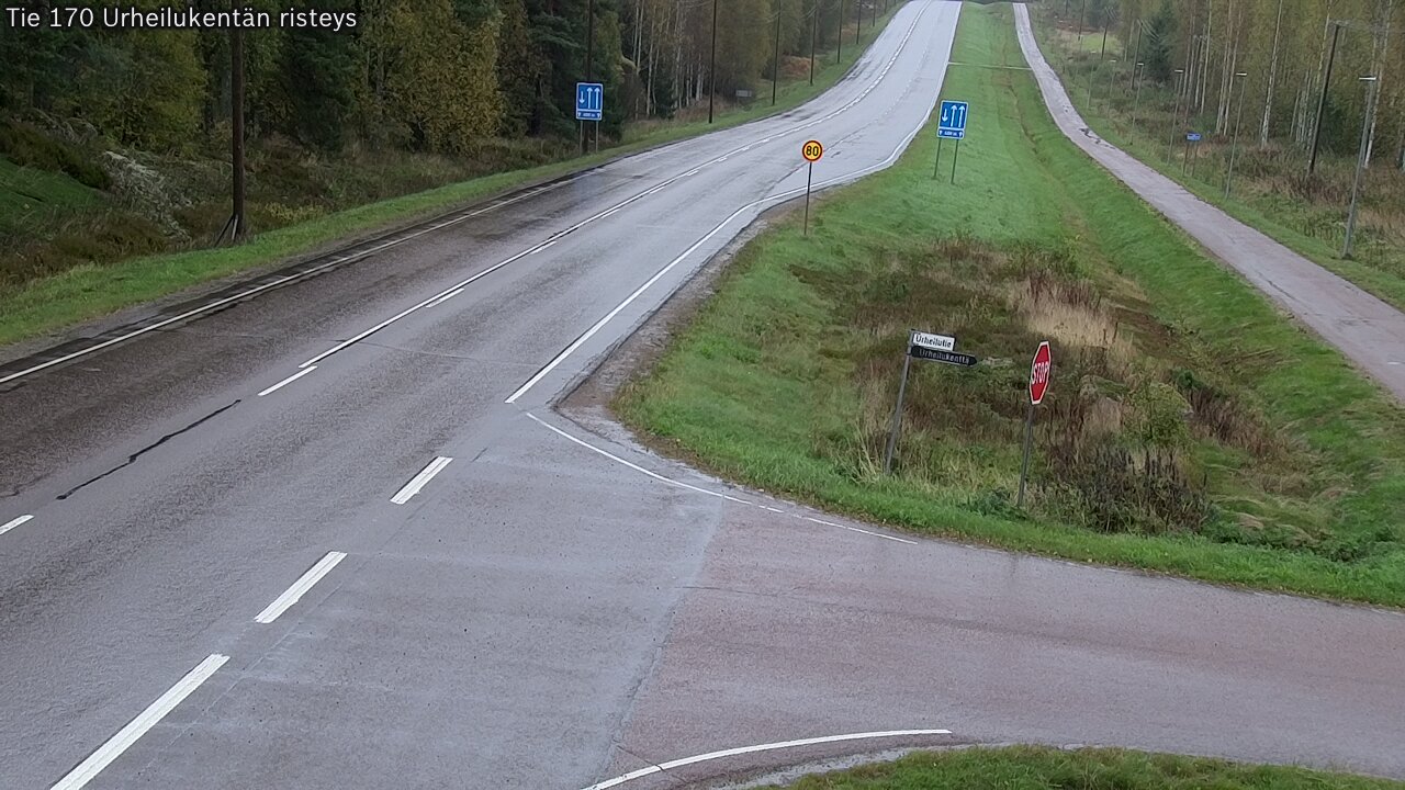 Kelikamerat Kuva Tie 170 Virolahti Urheilukentän risteys, Virolahti, Kymenlaakso