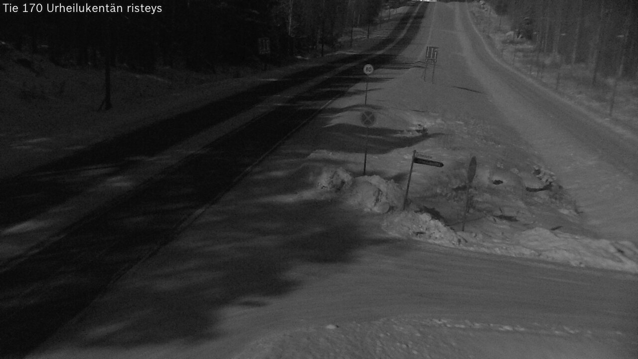 Kelikamerat Kuva Tie 170 Virolahti Urheilukentän risteys, Virolahti, Kymenlaakso