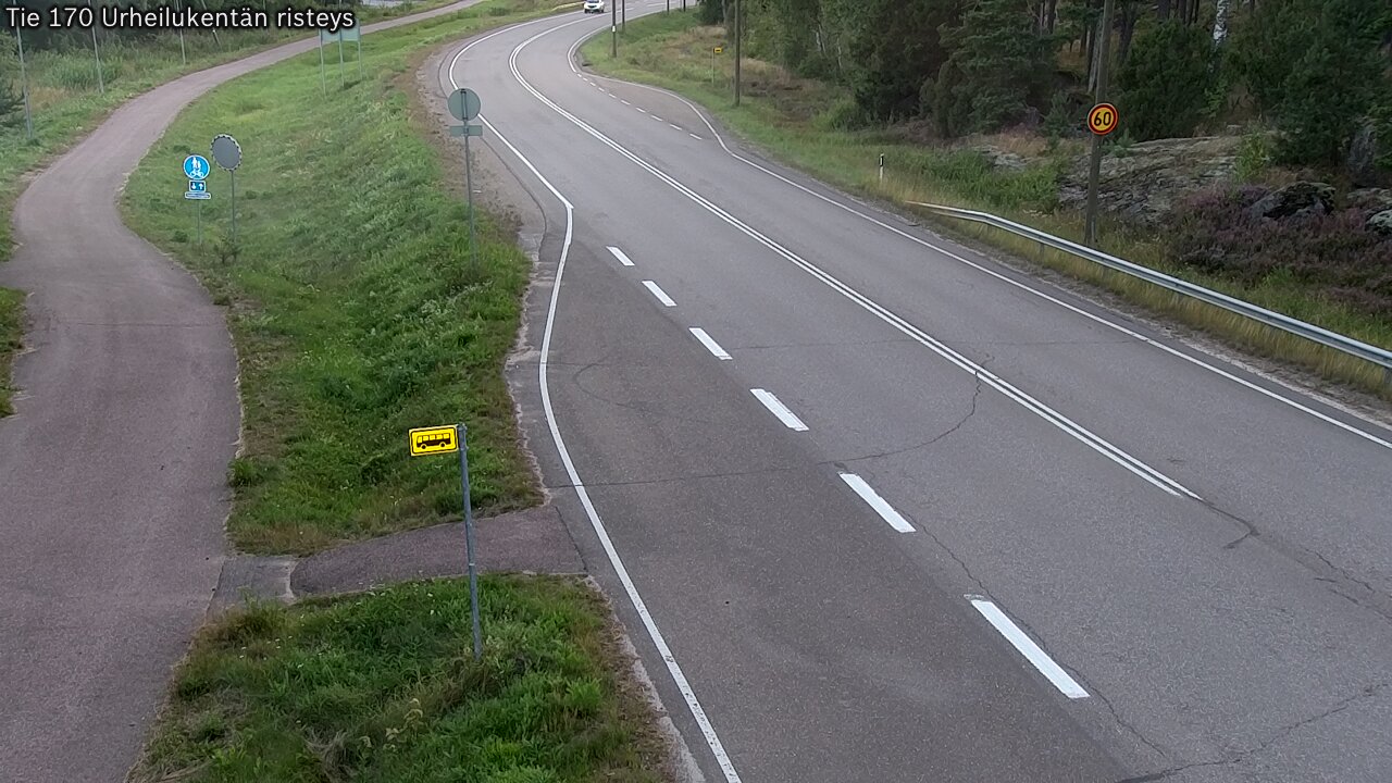 Kelikamerat Kuva Tie 170 Virolahti Urheilukentän risteys, Virolahti, Kymenlaakso